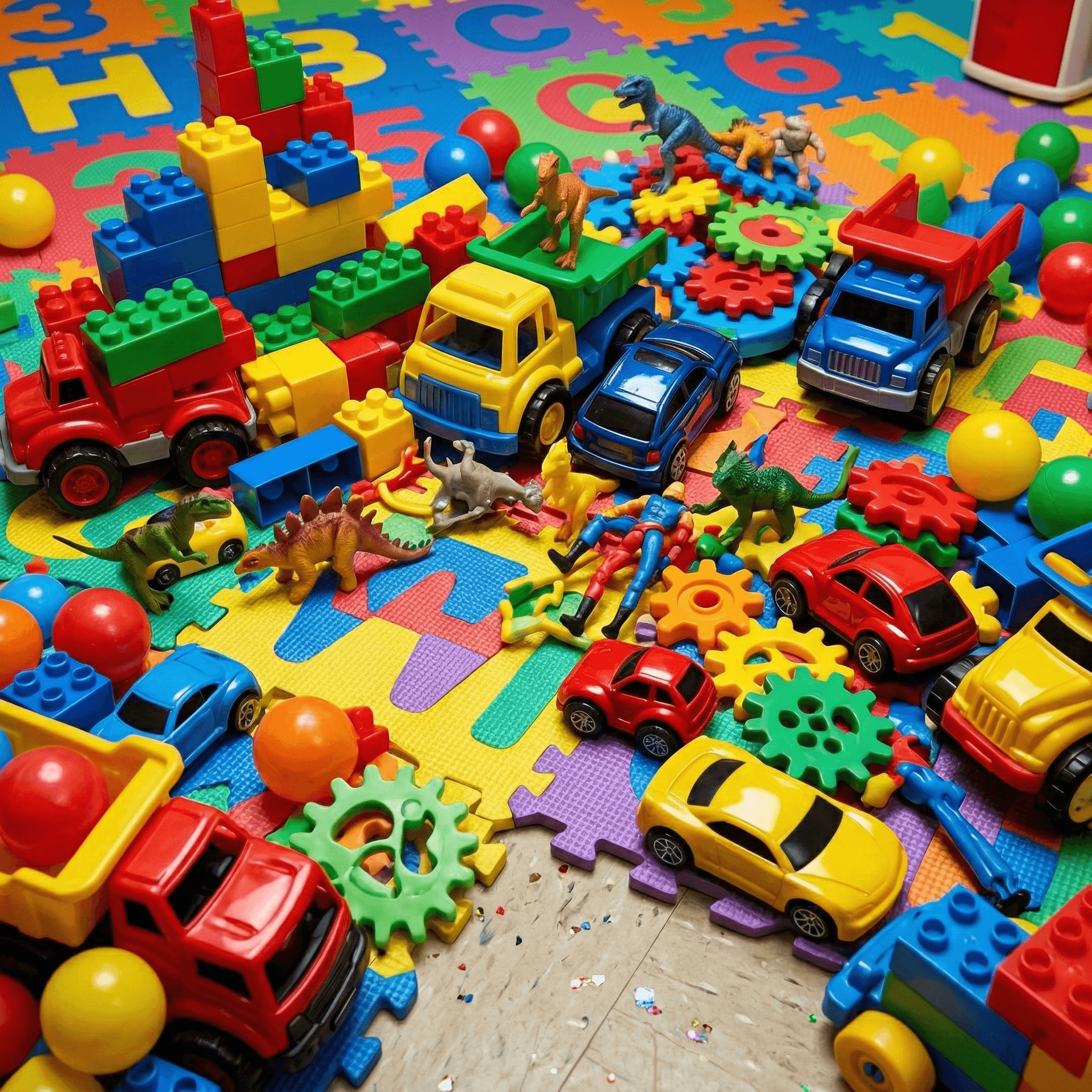 Pretrpan kadar jarkih plastičnih igračaka kao kontrast mirnijem Bajkovito svetu