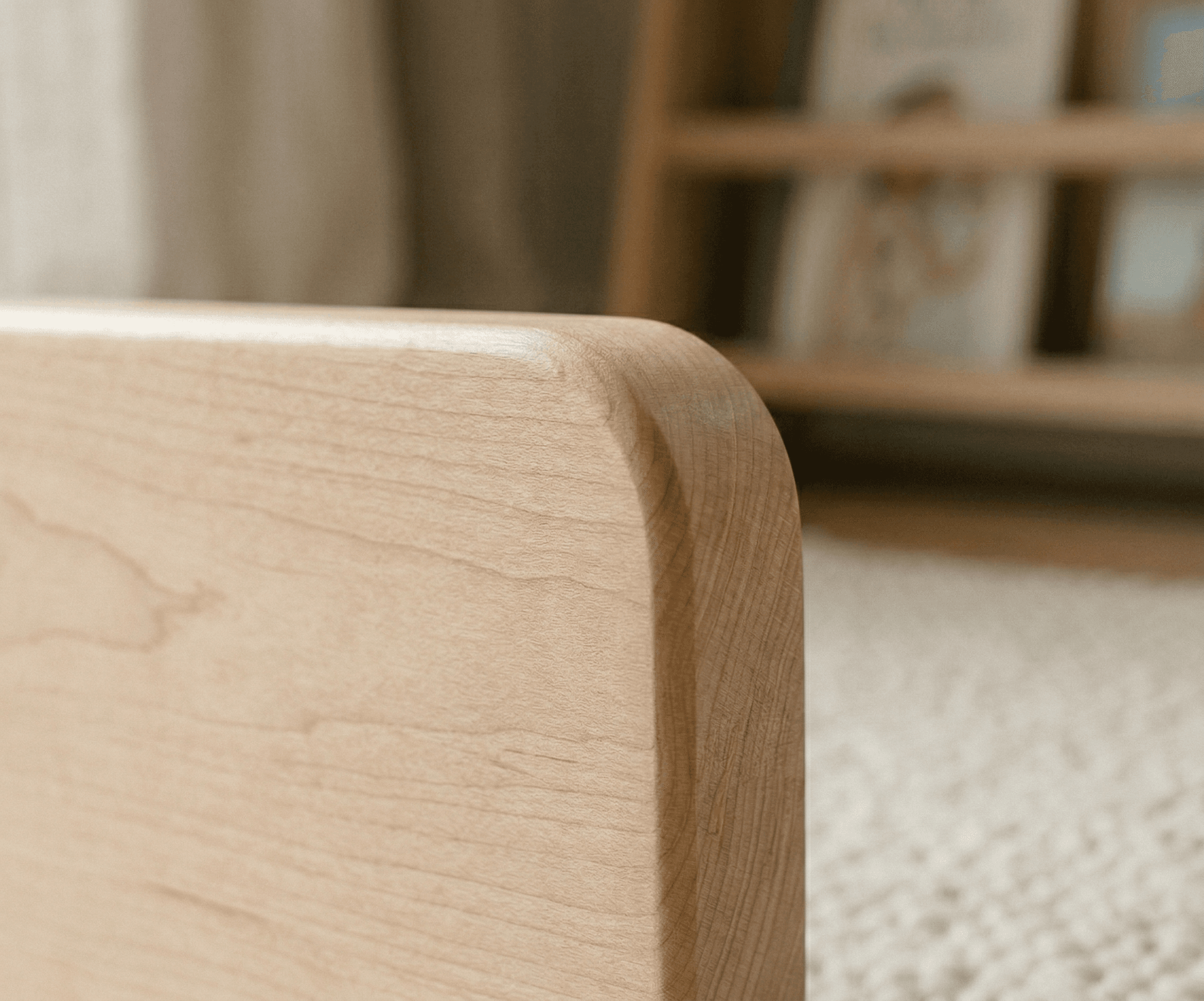 Makro detalj teksture i završnice drvenog proizvoda